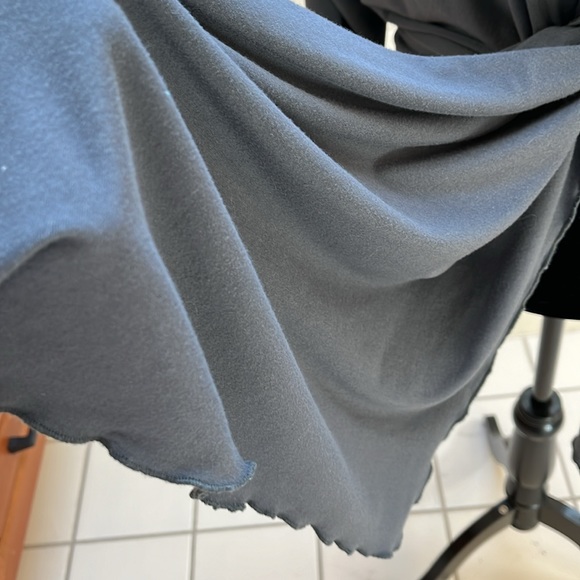 Dark gray wrap top - Picture 6 of 8